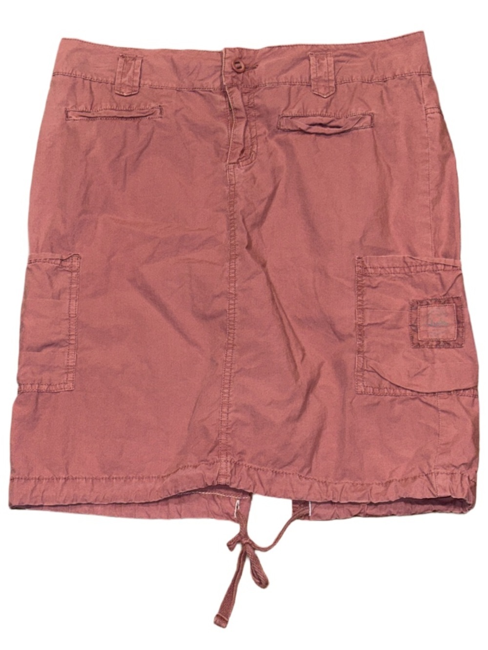 Size 4 Women’s Casual Drawstring Cargo Skirt - Dusty Rose - Picture 1 of 6